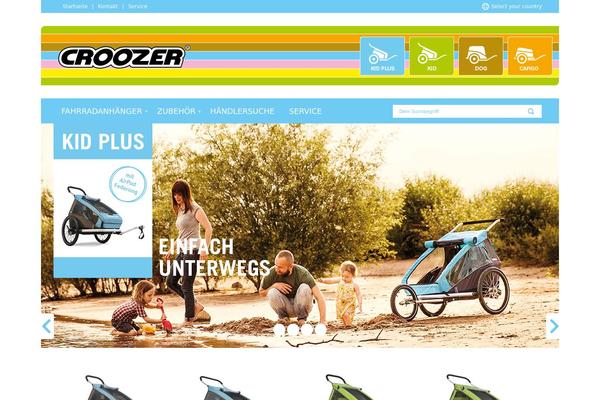 Croozer theme site design template sample