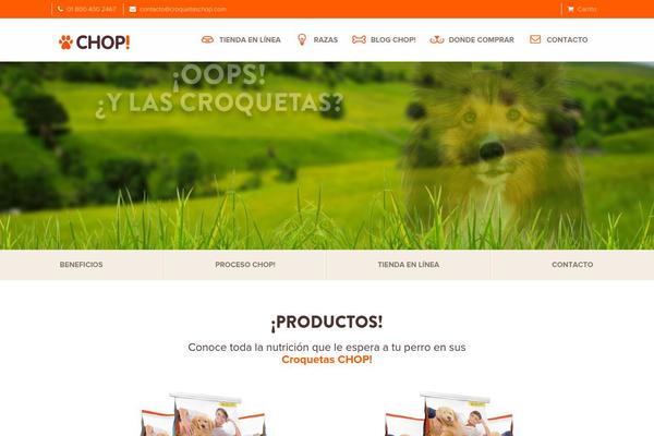 croquetaschop.com site used Chop-v3