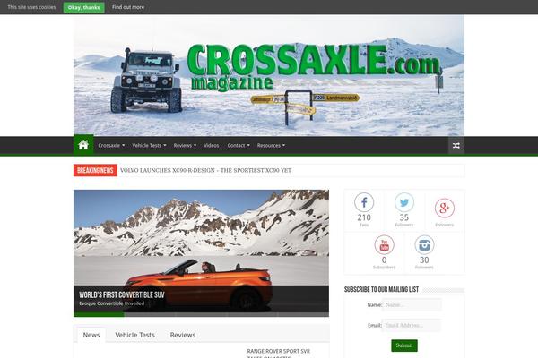 WordPress website example screenshot