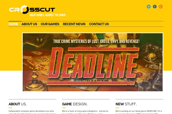 crosscutgames.com site used Learn