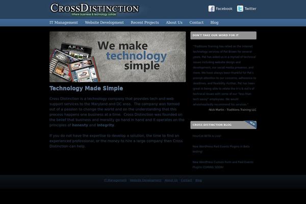 crossdistinction.com site used Crossdistinction1.4.2