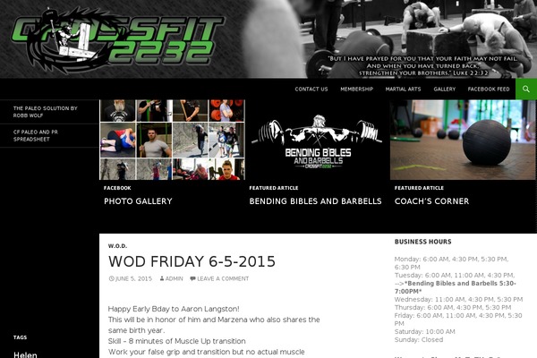 WordPress website example screenshot