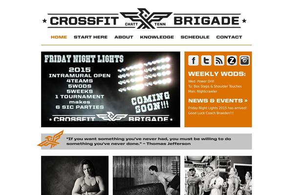 crossfitbrigade.com site used Brigade