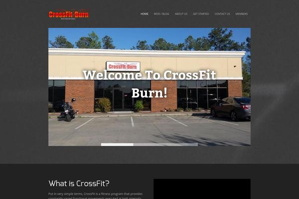 Workout theme site design template sample