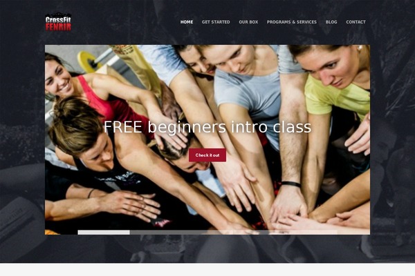 Workout theme websites examples