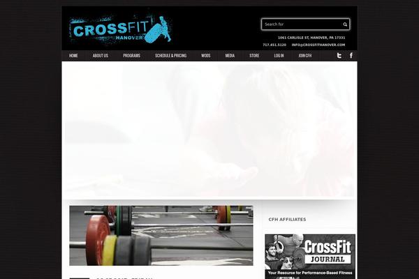 crossfithanover.com site used Tequilla-theme