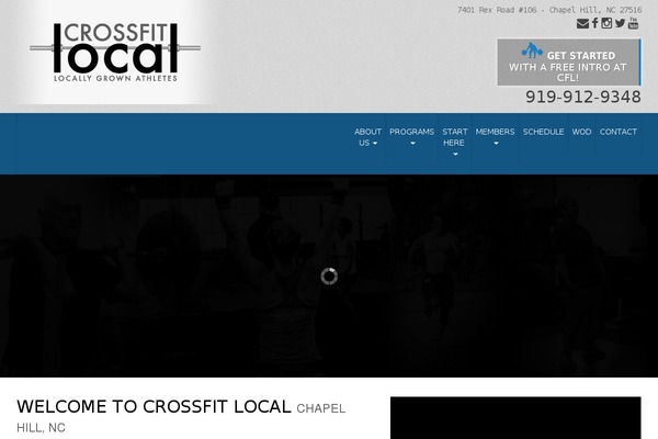 crossfitlocal.com site used Stacks