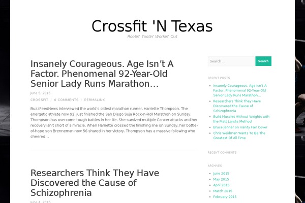 WordPress website example screenshot