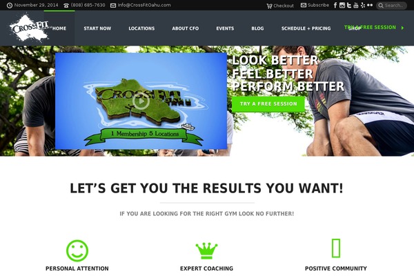 WordPress website example screenshot