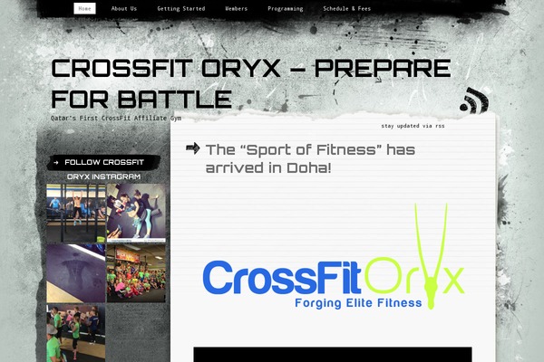 crossfitoryx.com site used Stacks