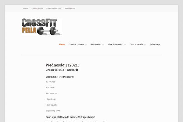 WordPress website example screenshot