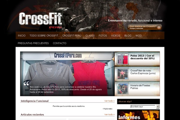 crossfitperu.com site used Biznetbox