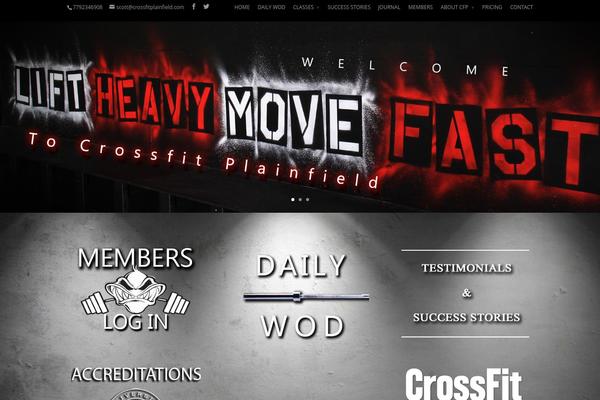 Divi theme site design template sample