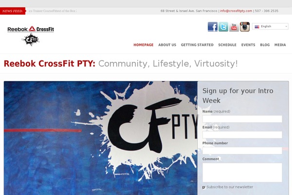crossfitpty.com site used Cleanthemelight