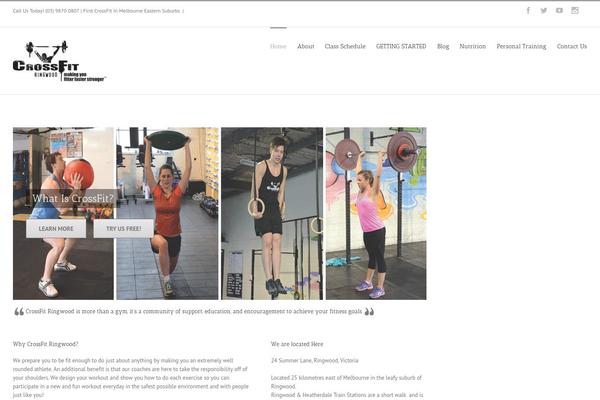 Avada theme site design template sample