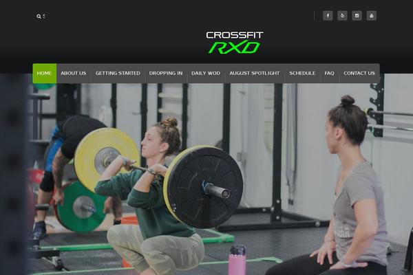 Ironfit theme site design template sample