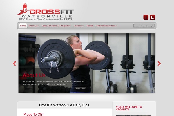 crossfitwatsonville.com site used Cfwprofessional