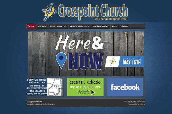 crosspointlive.com site used Church-emphasis