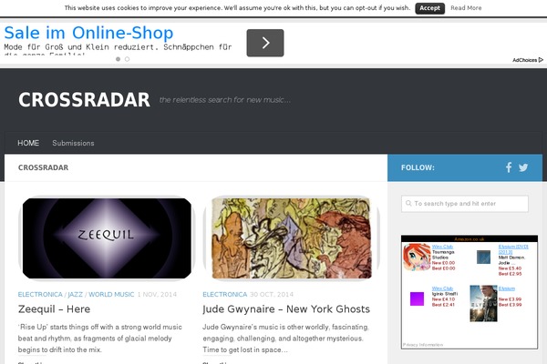 Hueman theme site design template sample