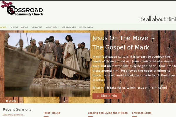 crossroad-community.com site used Genesis Church