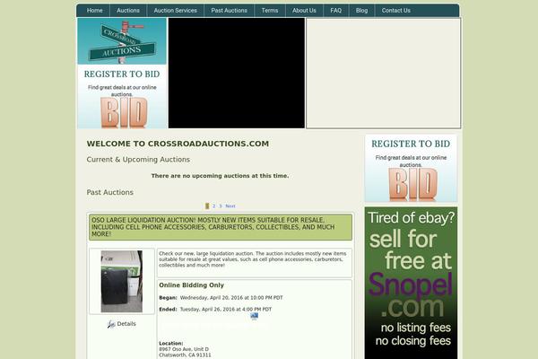 crossroadauctions.com site used Crossroad2013