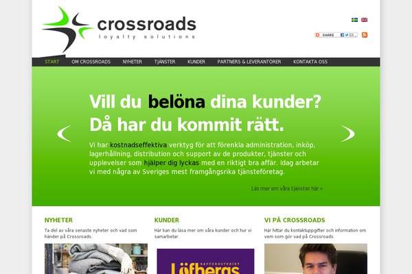 Crossroads theme websites examples