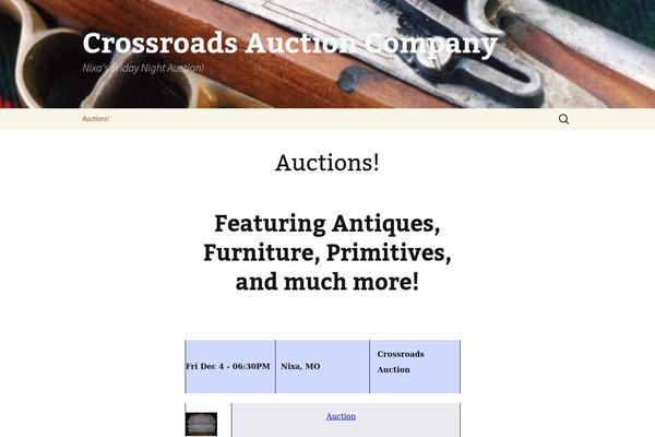 Twenty Thirteen theme site design template sample