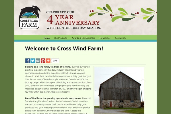 crosswindfarm.ca site used Twentyeleventwo