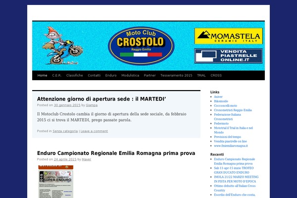 crostolo.it site used Twenty Ten