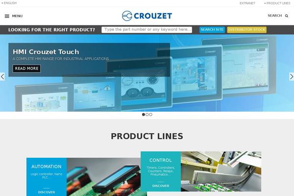 crouzet.com site used Crouzet