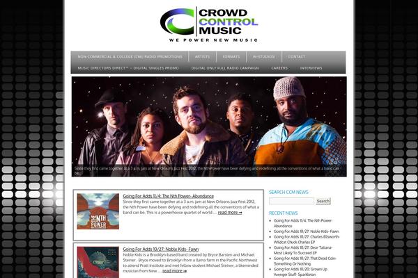 crowdcontrolmusic.com site used Ccmtheme