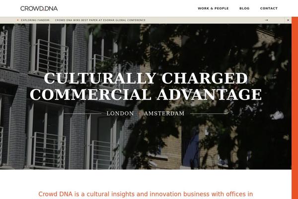 crowddna.com site used Crowddna