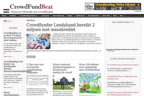 WordPress website example screenshot