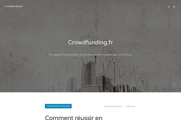 crowdfunding.fr site used Cedartheme