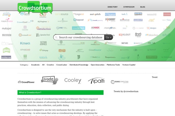 crowdsortium.org site used Jobboard