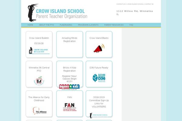 crowisland36pto.org site used Crowisland