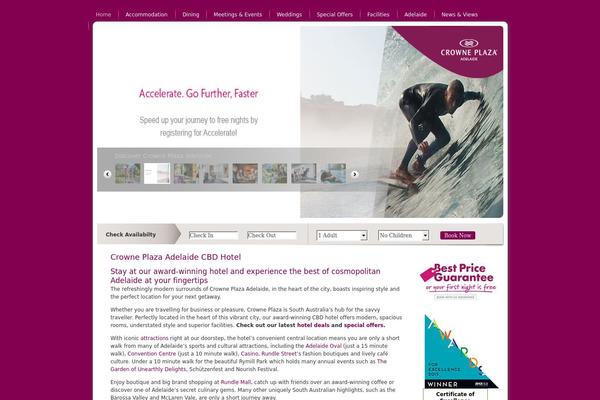 crowneplazaadelaide.com.au site used Crowne
