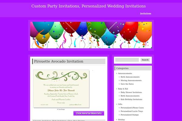 zeePersonal theme site design template sample