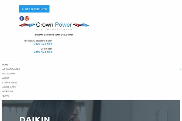 crownpower.com.au site used Crownpower