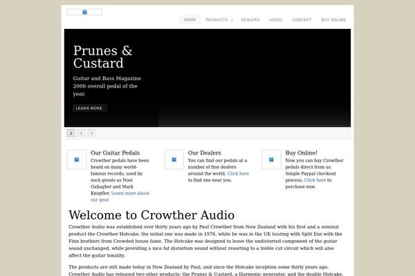 crowtheraudio.net site used PlatformPro