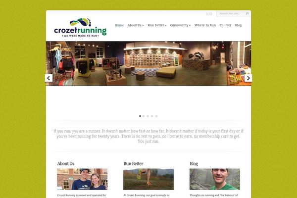 crozetrunning.com site used Chameleon
