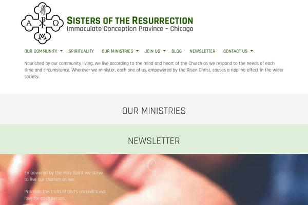 crsisterschicago.org site used Crsisters