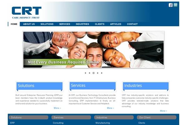 WordPress website example screenshot