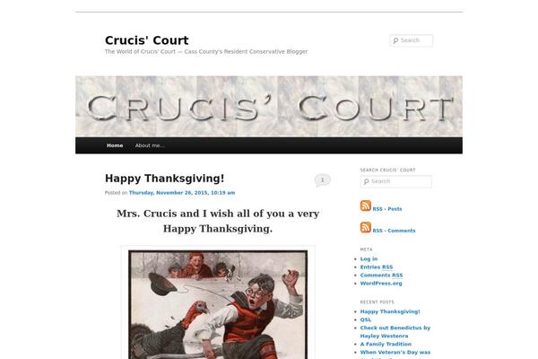 Twenty Eleven theme site design template sample