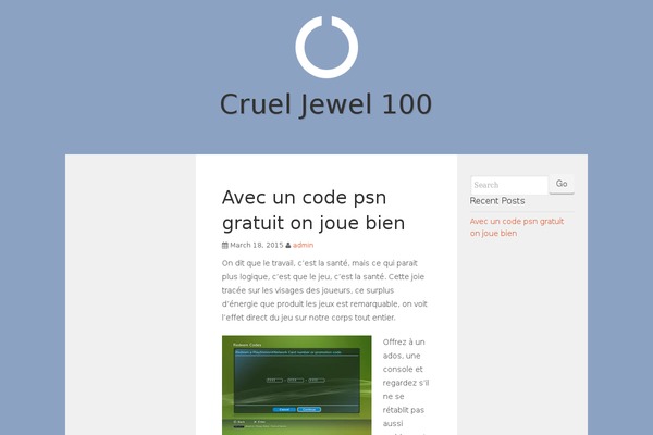 crueljewel100.com site used OM Connect
