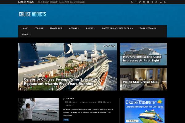 cruise-addicts.com site used Newspaper