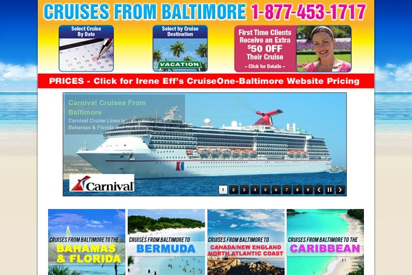 cruises-from-baltimore.com site used Cruiseone