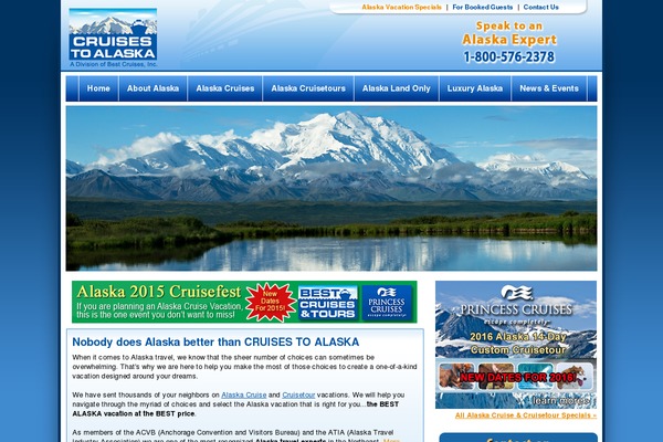 cruisestoalaska.com site used Cruisestoalaska