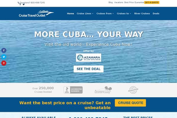 cruisetraveloutlet.com site used Cruisetraveloutlet