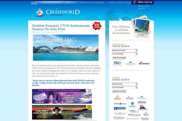 cruiseworldholidays.com site used Agregado